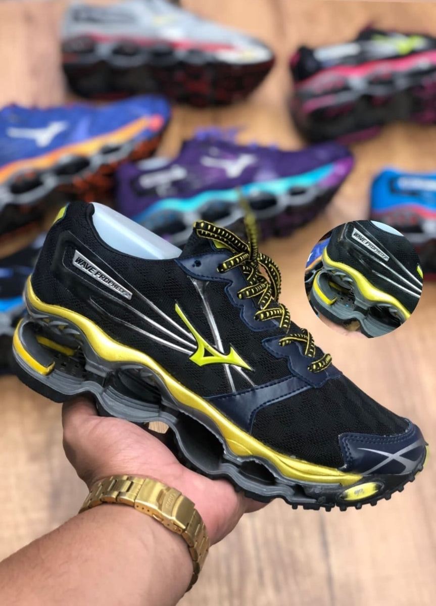 MIZUNO WAVE PROPHECY 2 PRETO AMARELO OutletR8