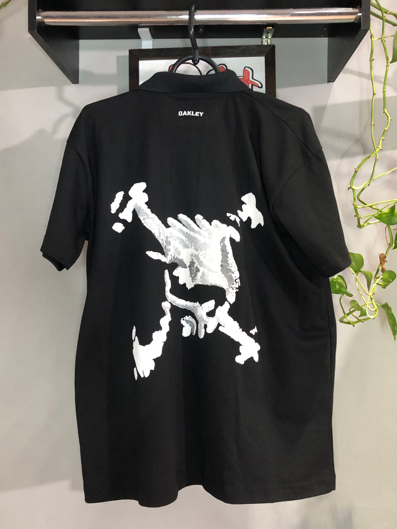 POLO CUSTOM OKL - SKULL AUTO RELEVO  - PRETA