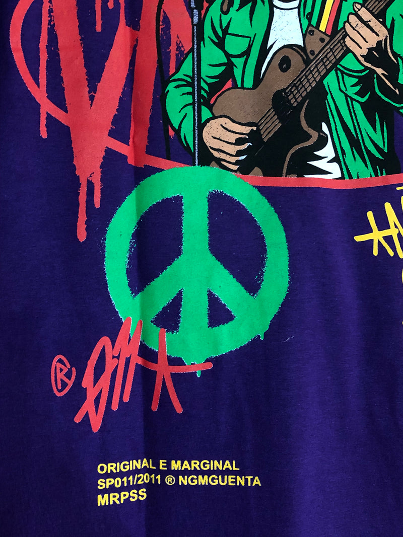 CAMISETA CHRONIC - NÃO GANHE O MUNDO E PERCA SUA ALMA - ROXA