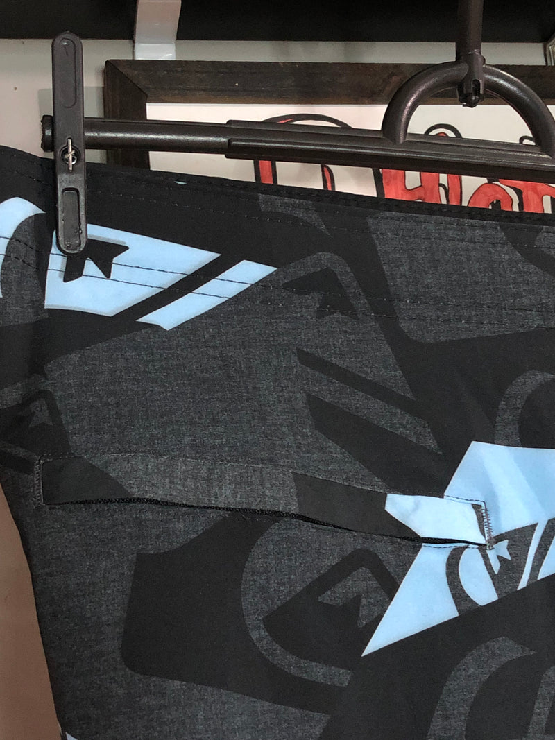 BERMUDA QUIKSILVER EDITION - ICON PRETO C AZUL