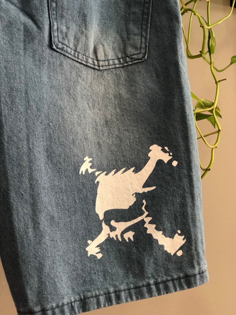 BERMUDA JEANS CUSTOM - SKULL