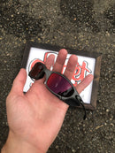 JULIET DO CYCLOPE X-METAL - LENTES DARK RUBY C/ SIDE BLINDER