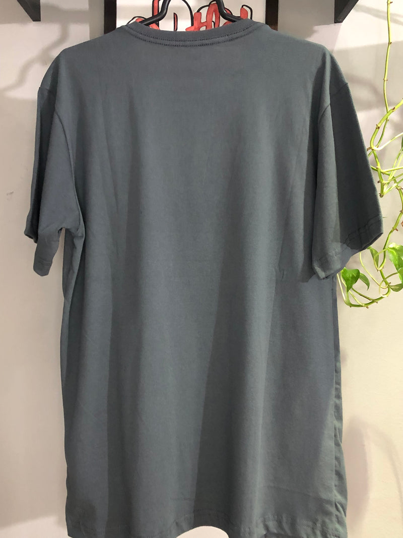 CAMISETA CUSTOM - NEW FROG METALIC - CINZA