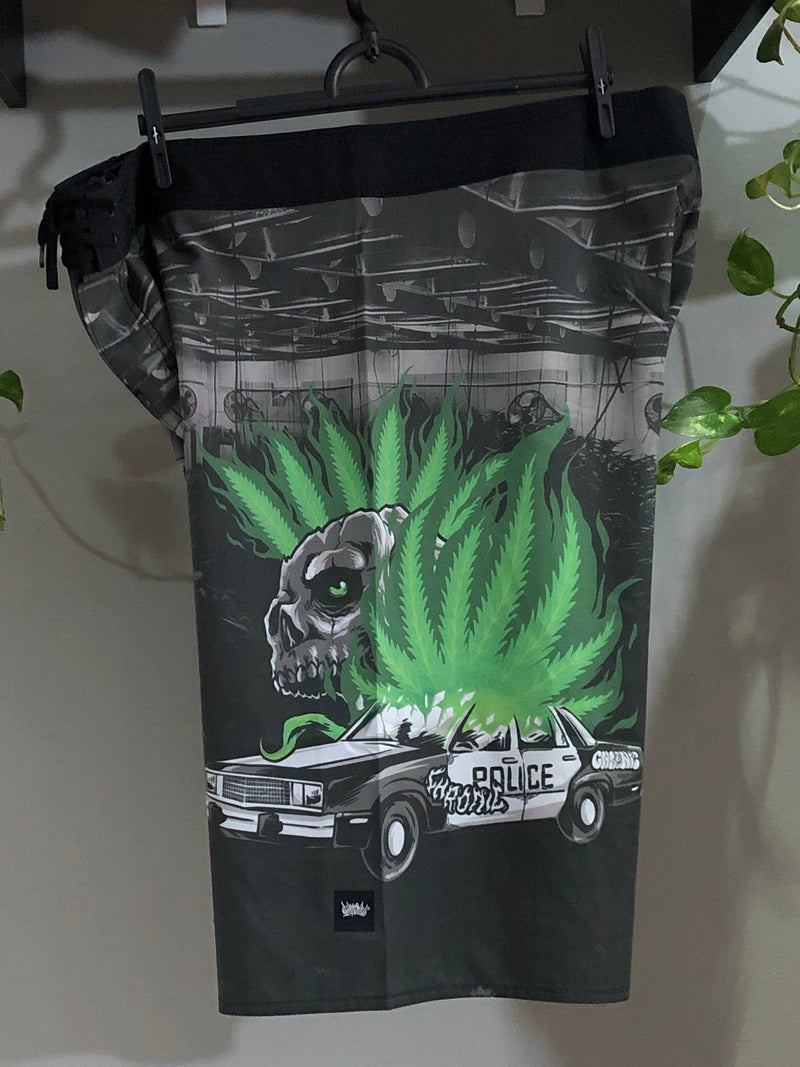 BERMUDA ELASTANO CHRONIC - FIRE VERDE VIATURA