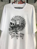 CAMISETA CUSTOM - CRANIO  - BRANCA