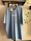 CAMISETA TRIP SIDE OVERSIZED - YIN YANG - AZUL ROYAL