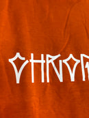 CAMISETA CHRONIC - NÃO VIM HENRDEIRO MAS VOU DEIXAR HERENÇA - LARANJA