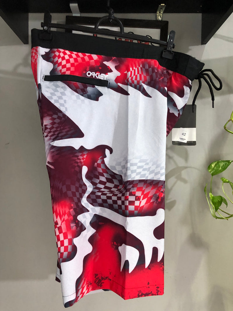 BERMUDA EDITION - SKULL QUADRICULADA - VERMELHA