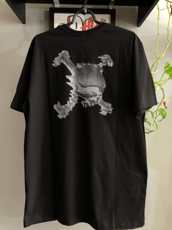 CAMISETA CUSTOM - SKULL 3D - PRETA