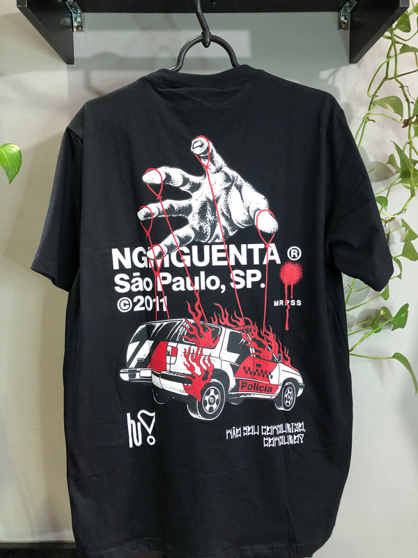 CAMISETA CHRONIC - NÃO SOU CONDUZIDO, CONDUZO - PRETO