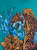 CAMISETA CHRONIC - TIGRE - VERDE AGUA
