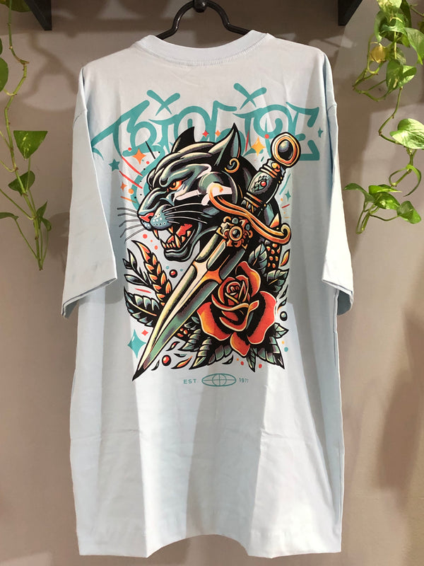 CAMISETA TRIP SIDE OVERSIZED - PANTERA NEGRA