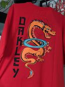 CAMISETA CUSTOM - DRAGON TATTOO - VERMELHA