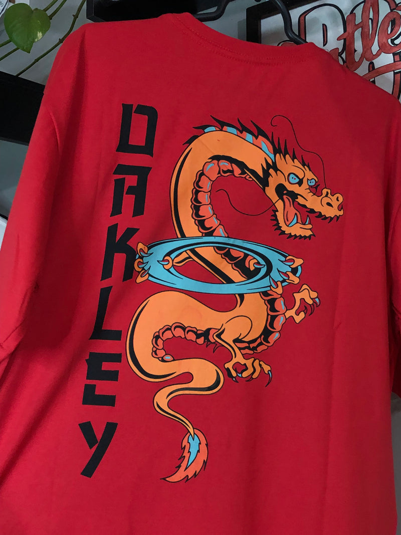 CAMISETA CUSTOM - DRAGON TATTOO - VERMELHA