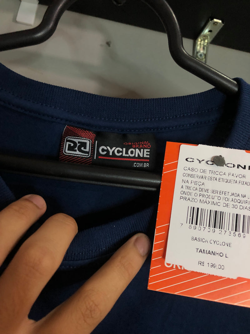 CAMISETA CYCLONE - CARPA - AZUL MARINHO