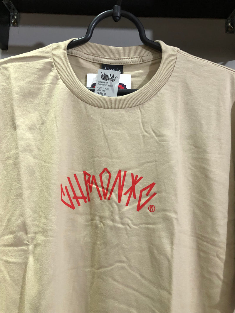CAMISETA CHRONIC - PALHAÇO - CAQUI