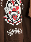 CAMISETA OVERSIZED CHRONIC - A NOSSA BANCA SEMPRE GANHA - MARROM