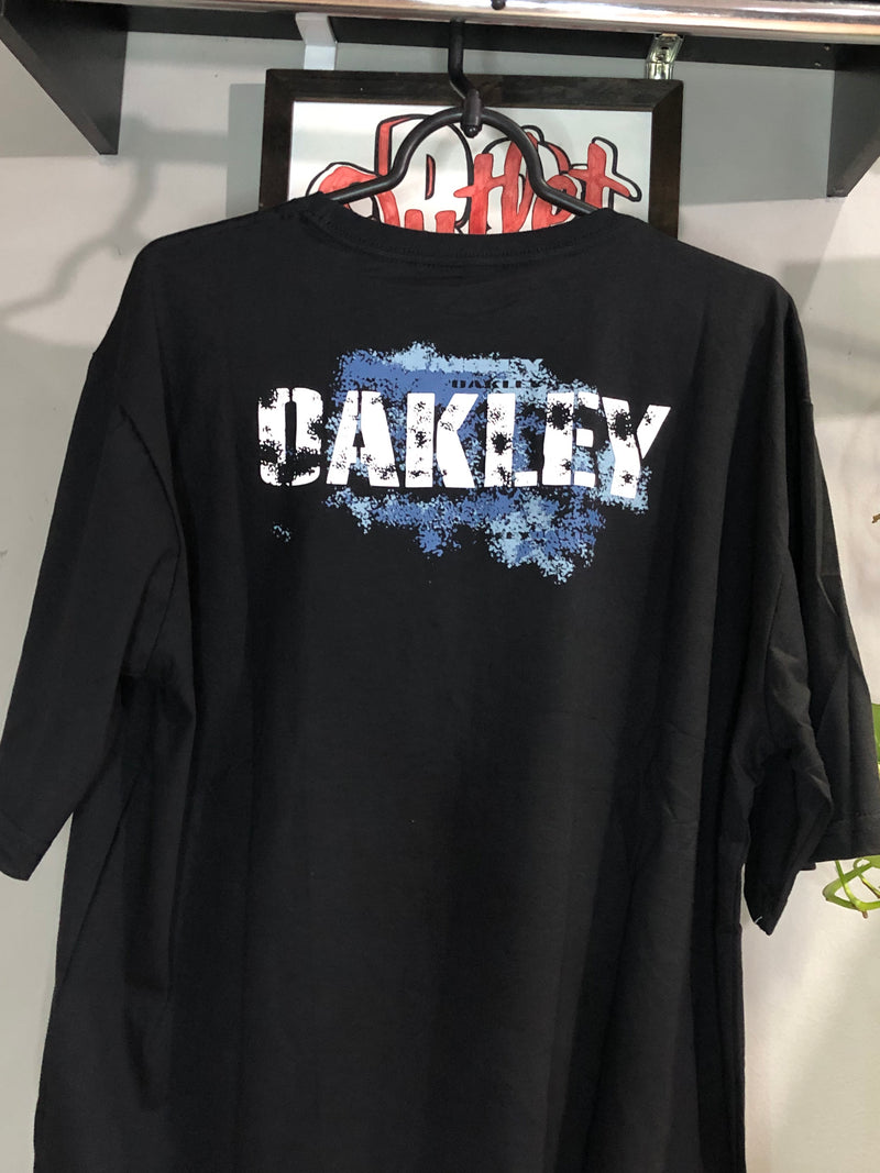 CAMISETA CUSTOM - SKULL LETREIRO EMBORRACHADO  - PRETO