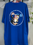 CAMISETA CUSTOM - MAD SPACE AND TIME SCIENCE - AZUL