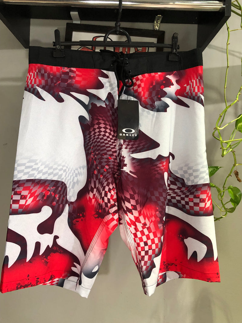 BERMUDA EDITION - SKULL QUADRICULADA - VERMELHA