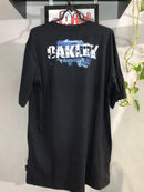 CAMISETA CUSTOM - SKULL LETREIRO EMBORRACHADO  - PRETO