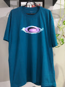 CAMISETA CUSTOM - MAD SCIENCE X PIET - VERDE AGUA