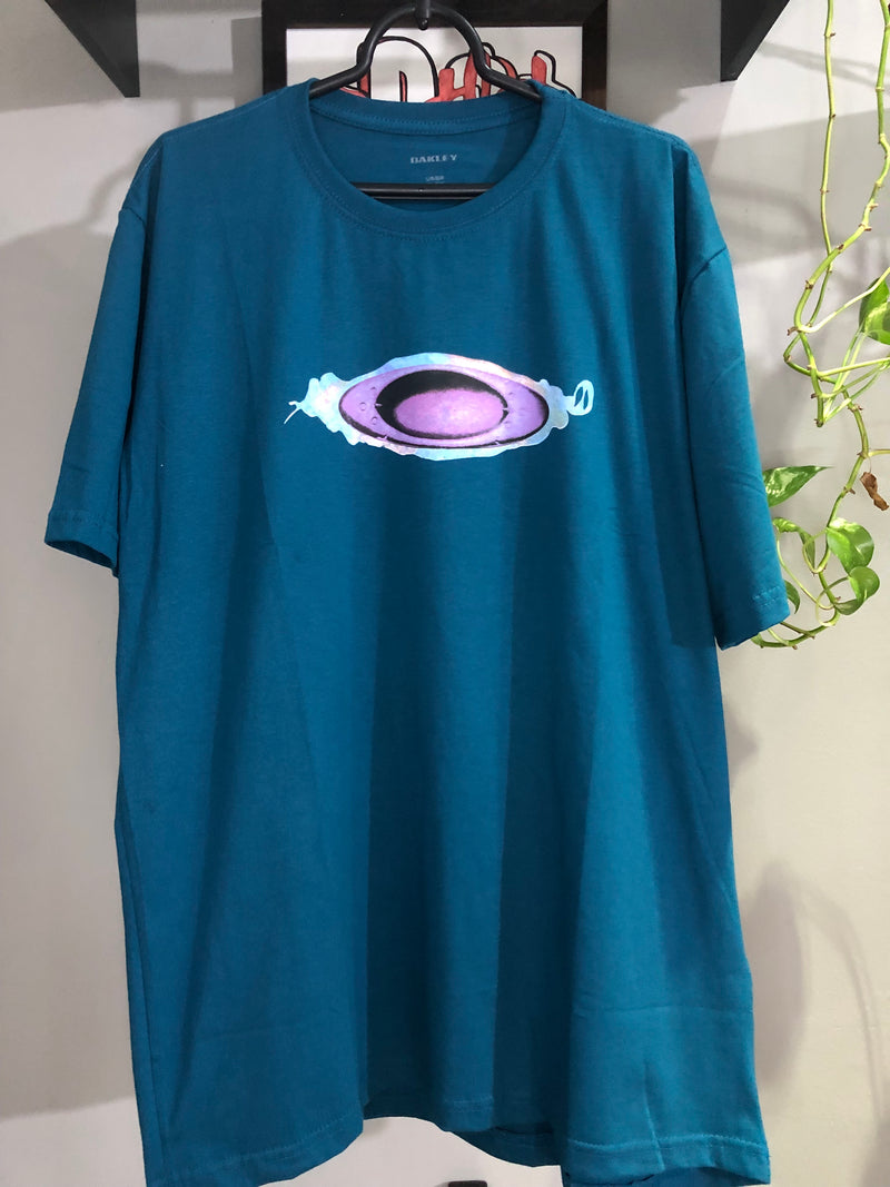 CAMISETA CUSTOM - MAD SCIENCE X PIET - VERDE AGUA