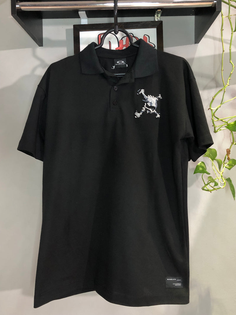 POLO CUSTOM OKL - SKULL AUTO RELEVO  - PRETA