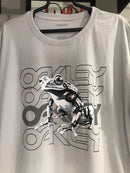 CAMISETA CUSTOM - NEW FROG METALIC - CINZA