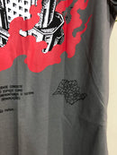 CAMISETA CHRONIC -PREDIO PEGANDO FOGO - CINZA - PLUS SIZE