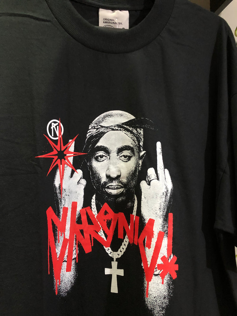 CAMISETA CHRONIC - TUPAC FRENTE - PRETA