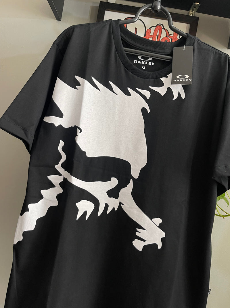 CAMISETA CUSTOM - SKULL LATERA - PRETA