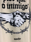 CAMISETA CHRONIC - O TRAIDOR É PIOR QUE O INIMIGO - BEGE