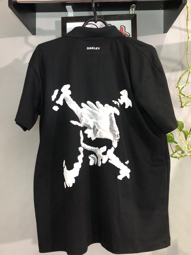 POLO CUSTOM OKL - SKULL AUTO RELEVO  - PRETA