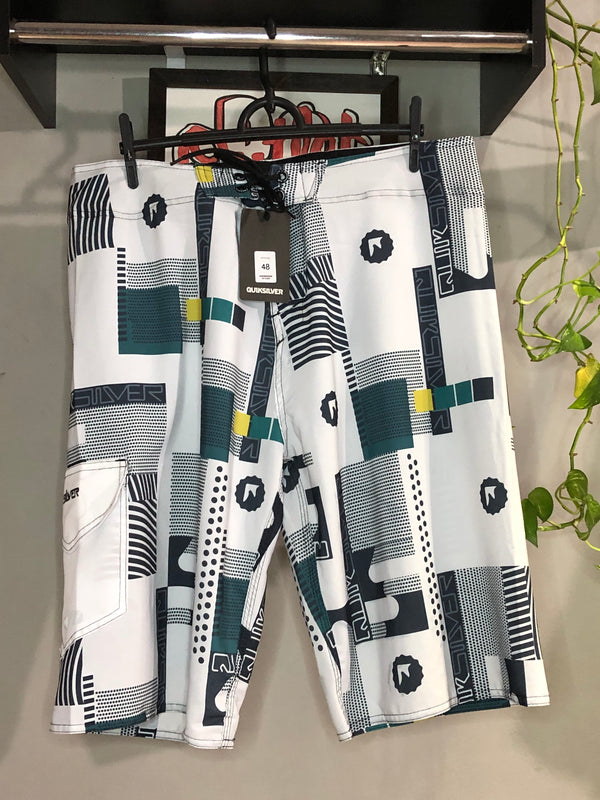 BERMUDA QUIKSILVER EDITION - BRANCA C VERDE