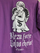 CAMISETA CHRONIC - REZA FORTE BOLSO CHEIO  - ROXO