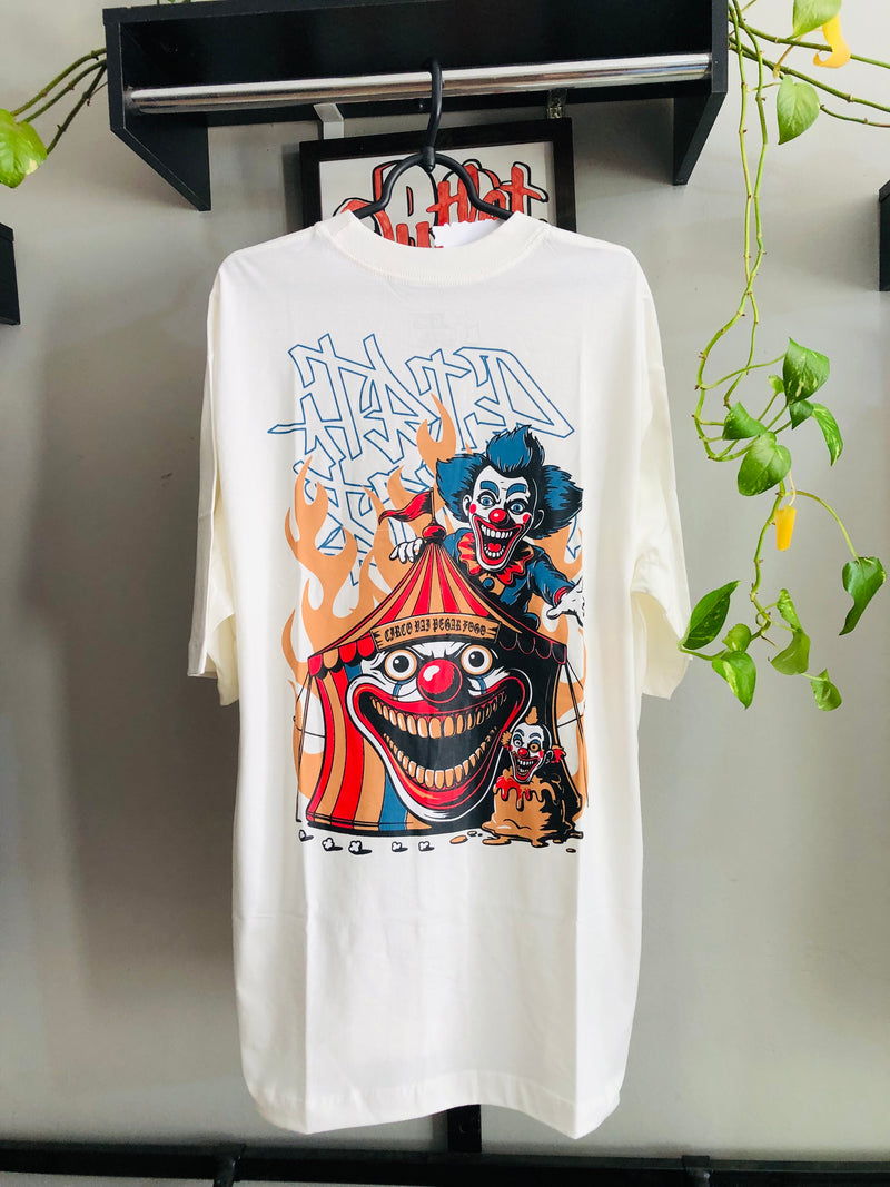 CAMISETA TRIP SIDE OVERSIZED - O CIRCO VAI PEGAR FOGO