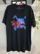 CAMISETA CUSTOM -  SKULL LETREIRO - PRETA