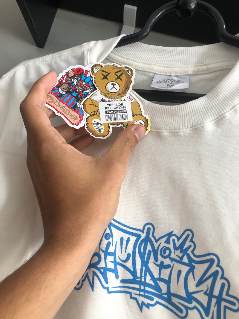 CAMISETA TRIP SIDE OVERSIZED - MAGO