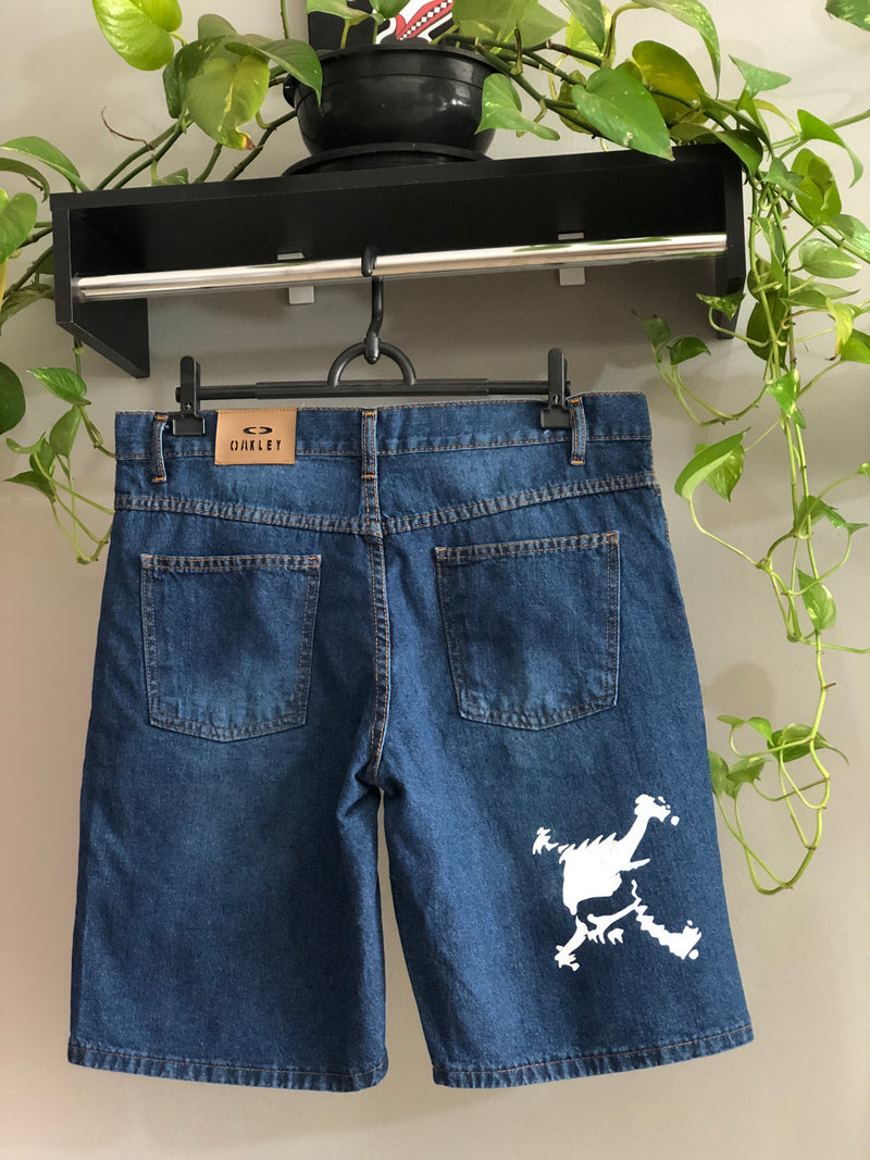 BERMUDA JEANS CUSTOM - SKULL