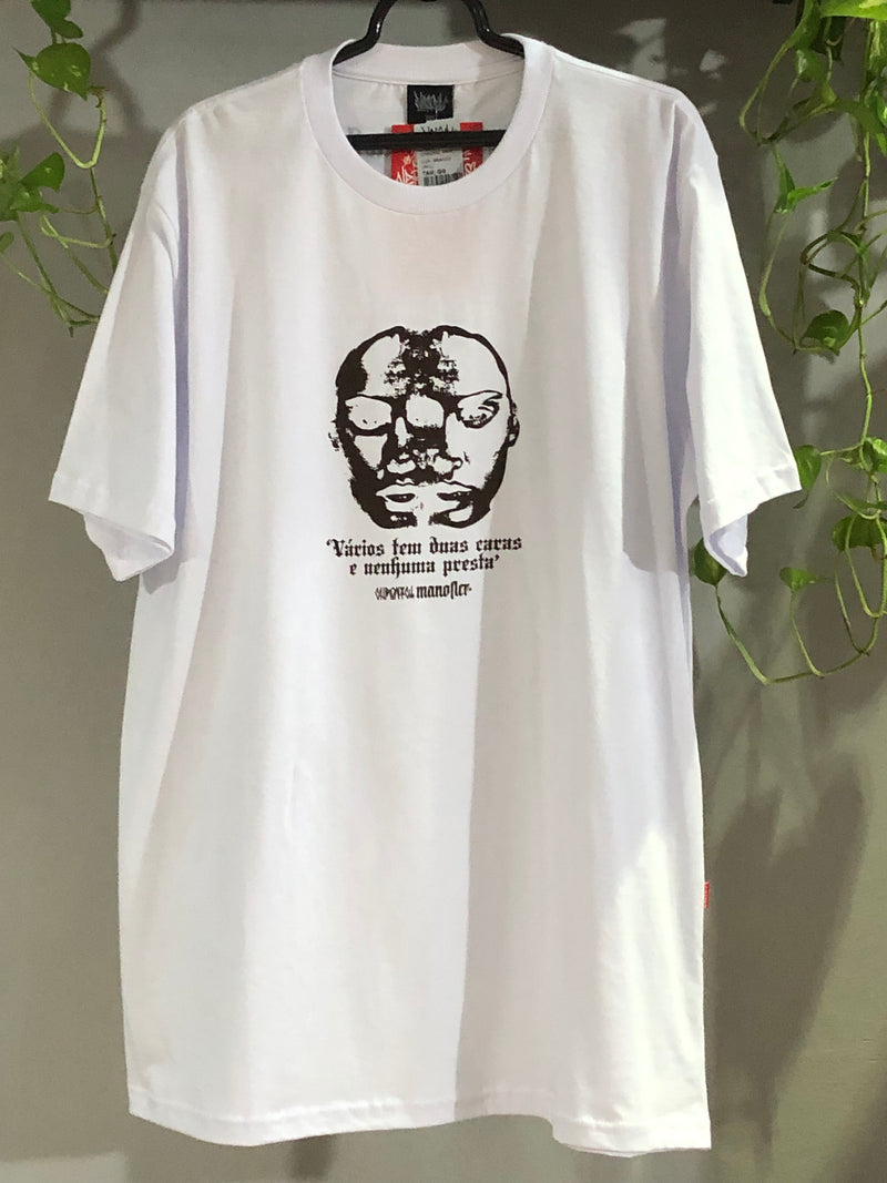 CAMISETA CHRONIC - VARIOS TEM DUAS CARA E NENHUMA PRESTA