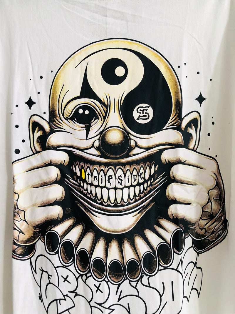 CAMISETA TRIP SIDE OVERSIZED - YIN YANG - BRANCA