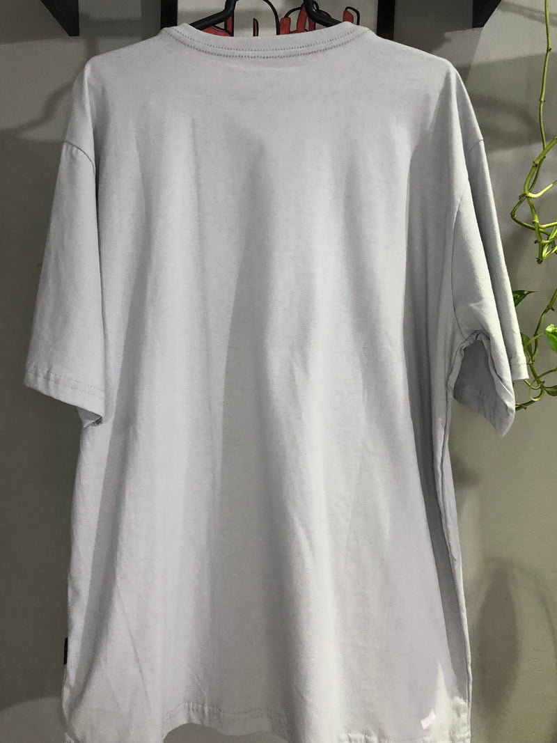 CAMISETA CUSTOM - NEW FROG METALIC - CINZA