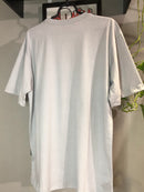 CAMISETA CUSTOM -  ICON LETREIRO AZUL - CINZA