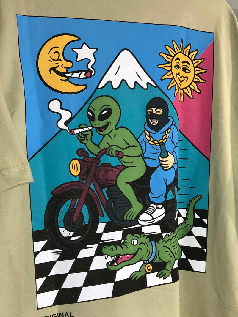CAMISETA CHRONIC - ET MOTO - VERDE