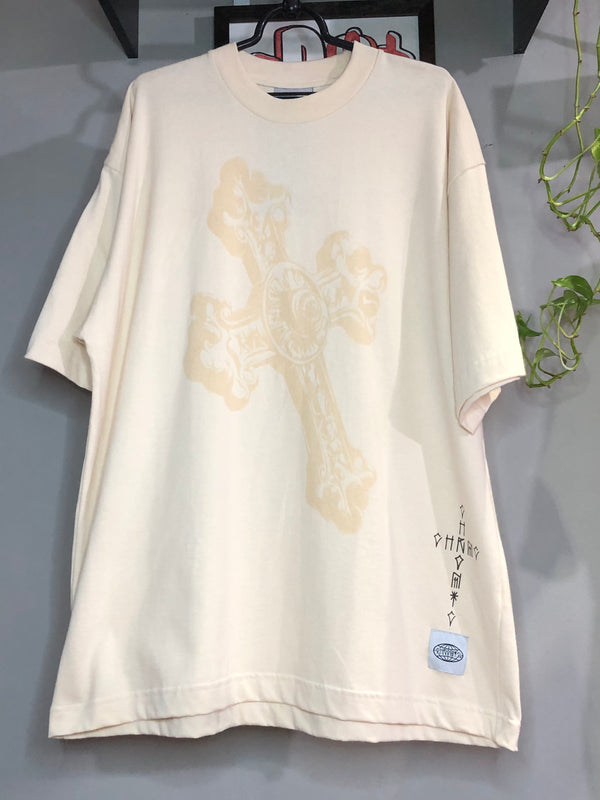 CAMISETA OVERSIZED CHRONIC - ABENÇOADO - OFF WHITE