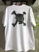 CAMISETA CUSTOM - SKULL 3D - BRANCA