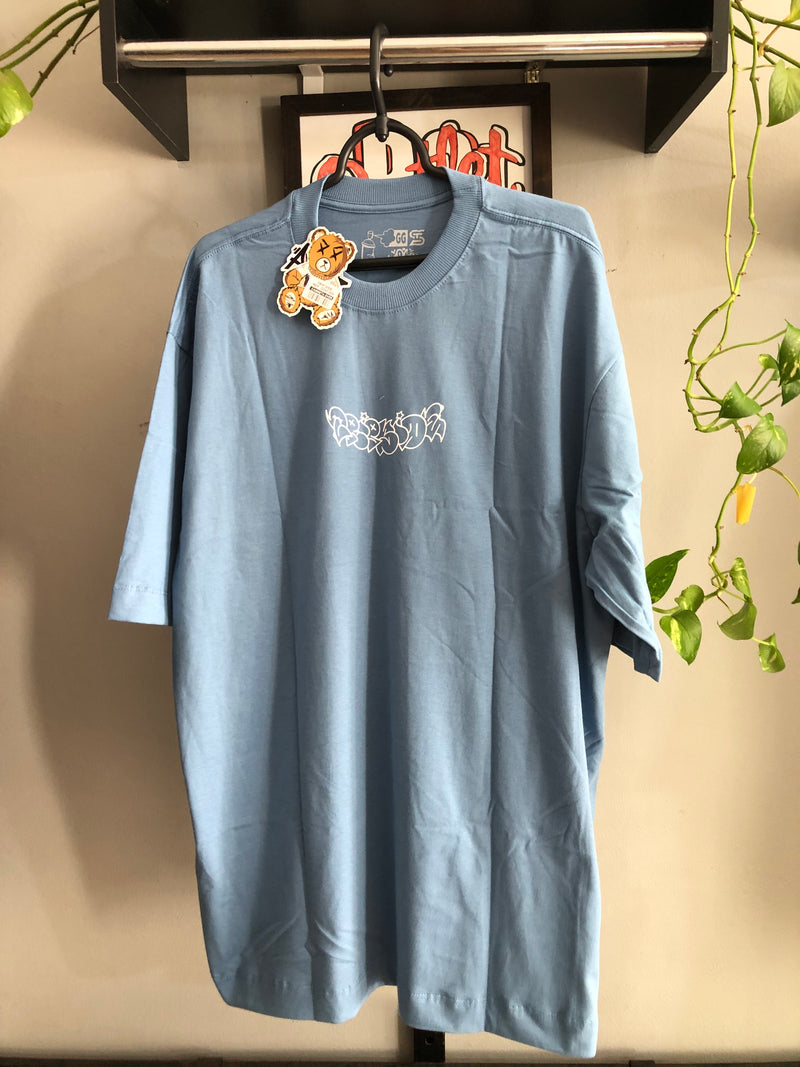 CAMISETA TRIP SIDE OVERSIZED - YIN YANG - AZUL ROYAL