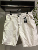 BERMUDA JEANS CUSTOM - SKULL - BRANCA