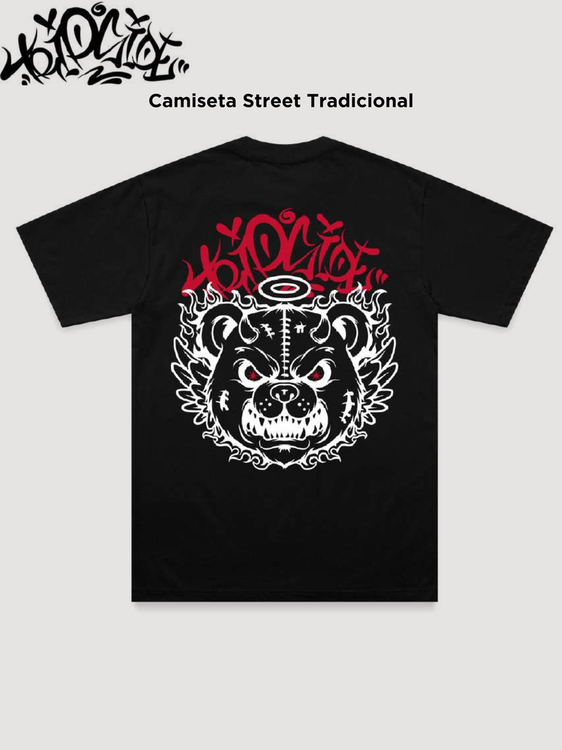 CAMISETA TRIP SIDE OVERSIZED - URSO